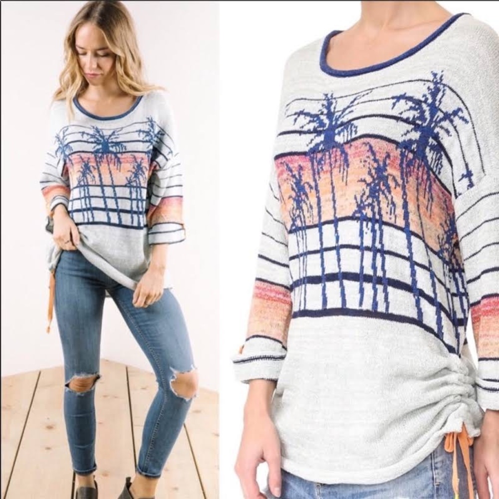 Free People Palm Breeze Sweater Gem Free People Palm Breeze Sweater Gem